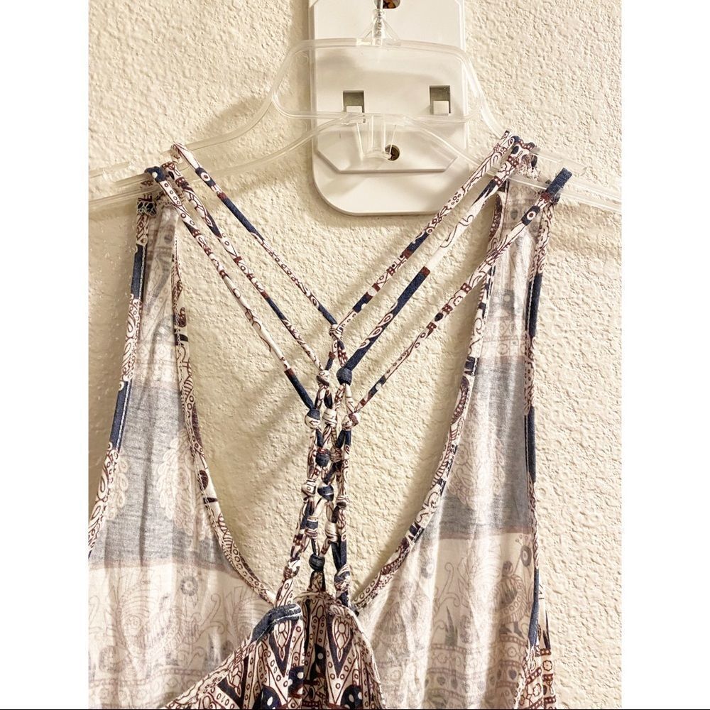 ✨F21 Mixed Pattern Maxi Strap Dress✨ - Picture 5 of 6